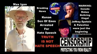 Max Igan Victor Hugo Sound Alarm SonOfEnos Arrest For Noticing Jewish Supremacy Is Bad Omen Globally