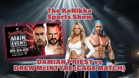 WWE: Damian Priest vs Drew McIntyre (CAGE MATCH)