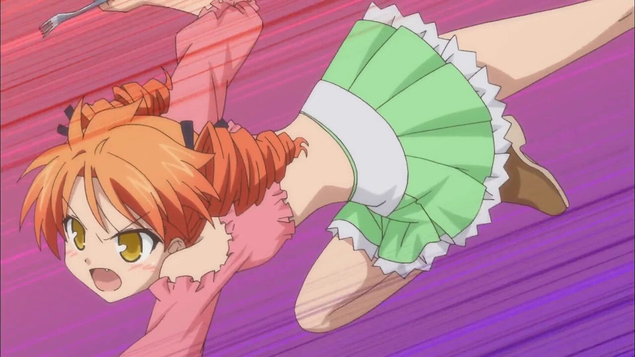Baka and Test - Miharu chasing Akihisa
