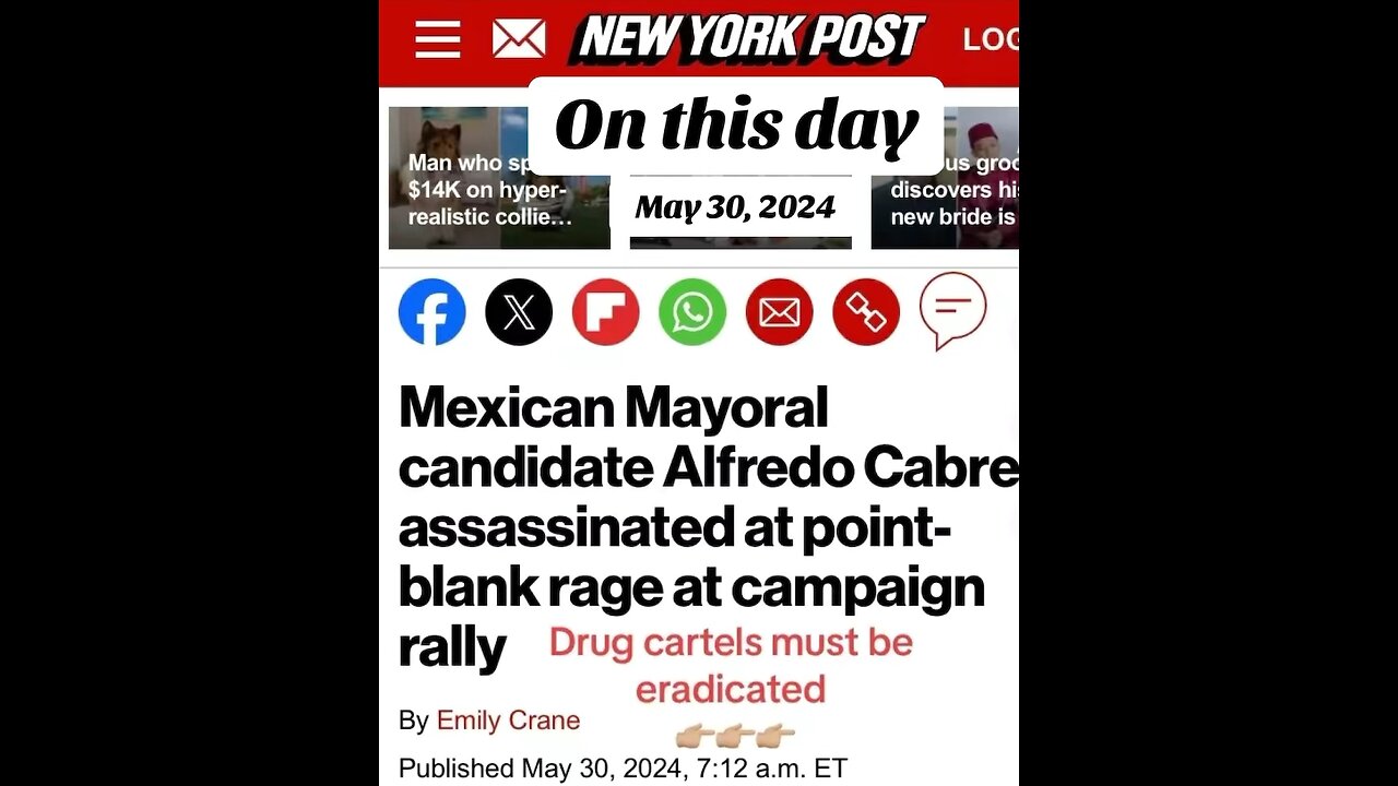 FLASHBACK: When the cartel assassinated 36 politicians in a couple of months