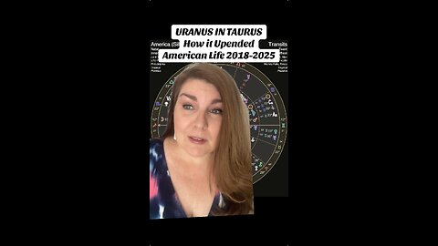 URANUS IN TAURUS RECAP: How It Upended American Life 2018-2025