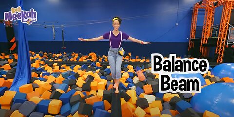 Meekah's Gymnastics Masterclass! 🤸‍♀️🎈🎯| Meekah's BEST Gynastics and Trampoline Moments