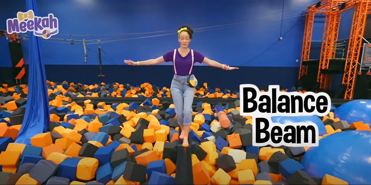 Meekah's Gymnastics Masterclass! 🤸‍♀️🎈🎯| Meekah's BEST Gynastics and Trampoline Moments