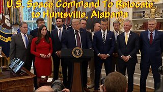 President Donald Trump Announces U.S. Space Command Relocation to Huntsville, Alabama - September 2, 2025