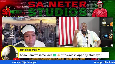 Tommy Sotomayor Goes Live With Sa Neter TV Talking Donald Trump & Black Sellout Maga Members!