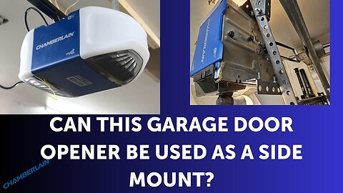 Garage Door Opener, Can It Be Side Mounted?