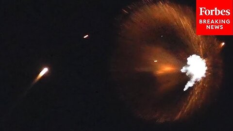 WATCH: Iranian Missiles Explode Over Israel After Interception