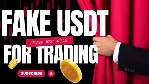 Fake crypto for trading on binance bybit kucoin coinbase! flash usdt