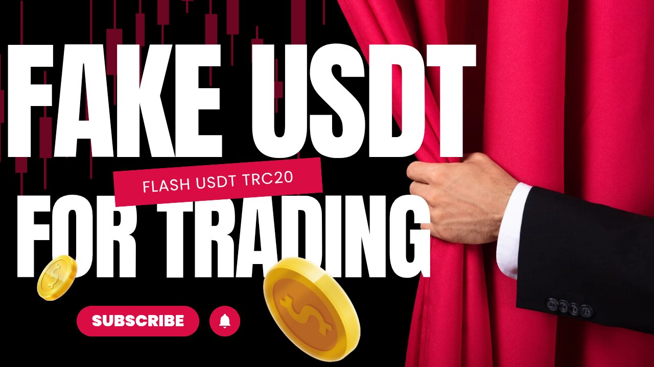 Fake crypto for trading on binance bybit kucoin coinbase! flash usdt