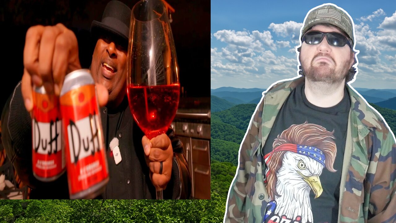 Chugging Six Cans Of Duff Orange Soda From The Simpsons (BadlandsChugs) - Reaction! (BBT)
