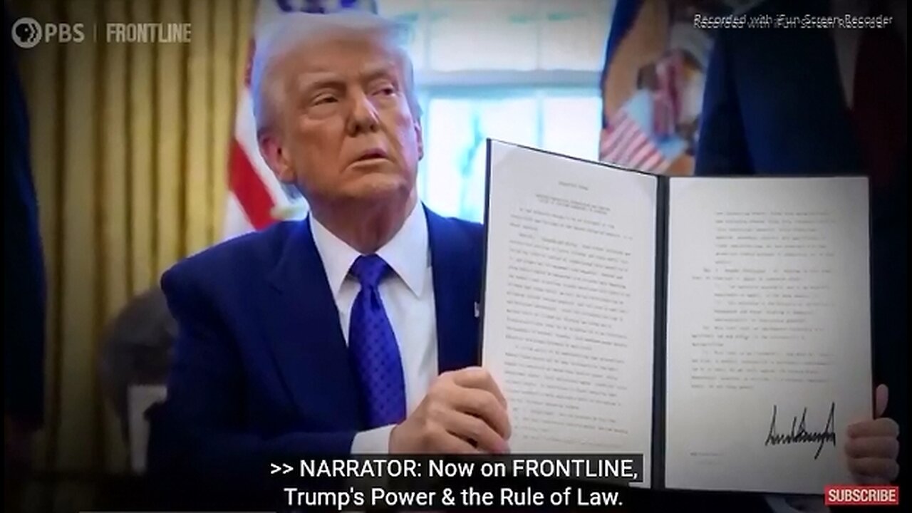 TRUMP'S POWER AND THE RULE OF LAW - 83 mins.