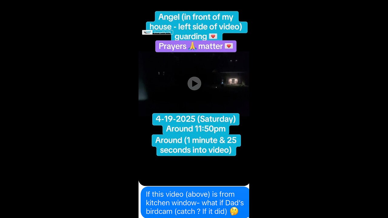 One 1️⃣ minute & 25 seconds into video 👼