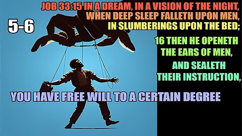 Do You Have Free Will According To The Bible, Yes And No, Did Pharaoh, Do False Prophets? 5-6