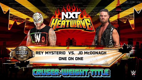 WWE 2k25 Rey Mysterio(c) vs JD Mcdonagh CruserWeight Title
