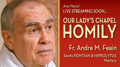 Sts. Pontian, Pope & Hippolytus, Priest: Martyrs - August 13, 2025 - OLC HOMILY