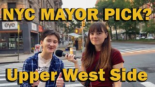 Asking New Yorkers Who They Support For Mayor: Upper West Side
