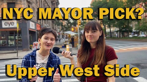 Asking New Yorkers Who They Support For Mayor: Upper West Side