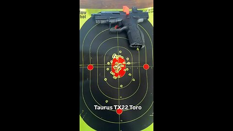 Taurus TX22 Toro range day target practice