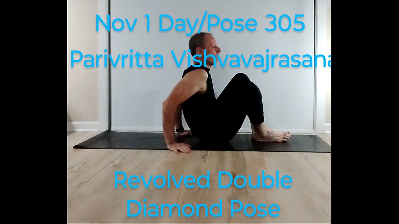 Parivritta Vishvavajrasana / Revolved Double Diamond Pose