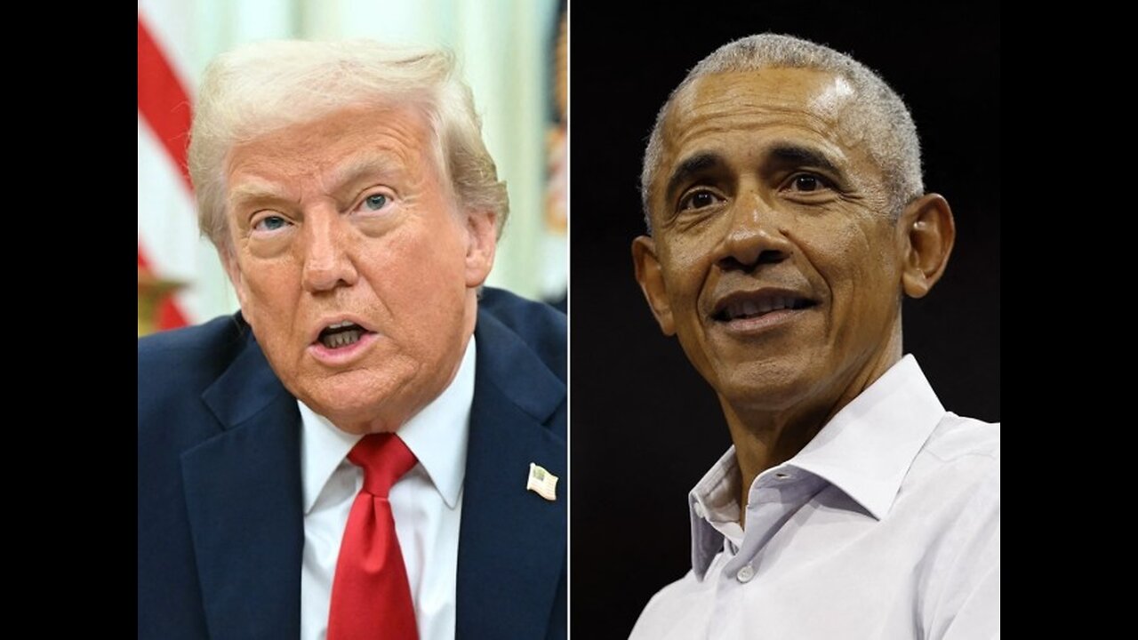Trump Amused at Running Against Obama