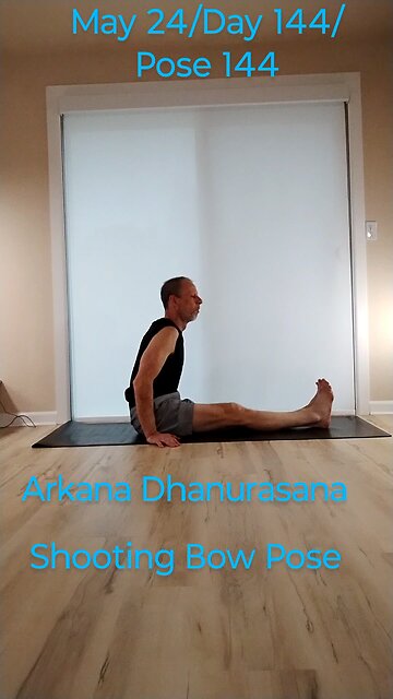 Arkana Dhanurasana / Shooting Bow Pose