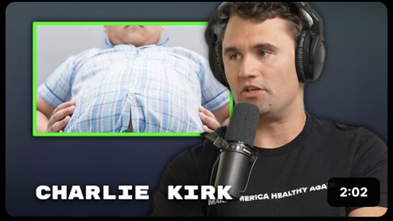 "Charlie Kirk: 'Our Society and Most Importly Our Kids are Actively Being Poisoned'"
