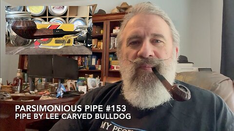 Parsimonious Pipe #153—Pipe by Lee Carved Bulldog