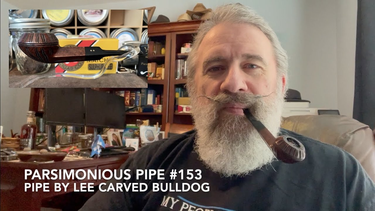 Parsimonious Pipe #153—Pipe by Lee Carved Bulldog