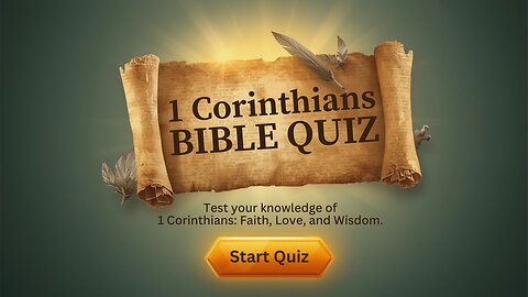 Bible Quiz First Corinthians 30 NIV Questions