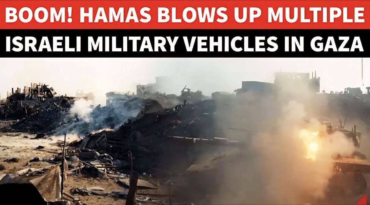 Hamas’ UNSPARING Attacks BURN IDF Tanks, Convoys & Troop Positions | Dramatic Video Shows Fireballs