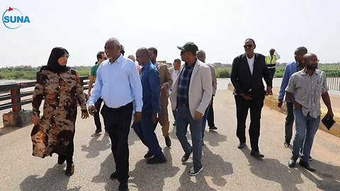 The Egyptian technical team begins studying the damage on Halfaya and Shambat bridges
