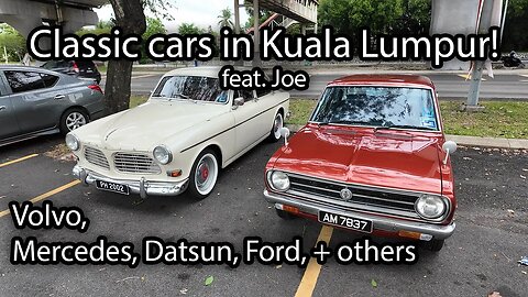 Classic car meeting in Kuala Lumpur, Malaysia 🇲🇾 - KL to the Royal Selangor Yacht Club in Klang