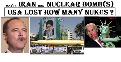 Maybe Iran has NUCLEAR bombs from the USA-CYA