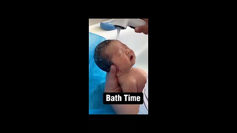 baby bath time