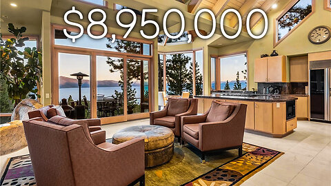 Inside One of the BEST Panoramic Lake View Home in Lake Tahoe Nevada