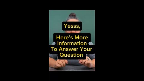 More Info To Answer Your Question 🙋🏼‍♀️