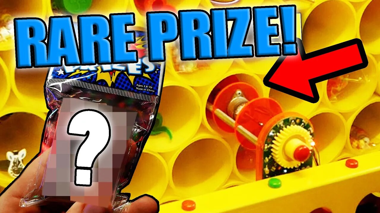 WE WON THE RAREST PRIZE AT THE ARCADE!