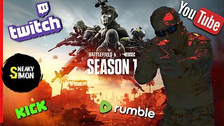SNEAKY SIMON - BATTLEFIELD 6 Season 1 weapon mastery 🔴LIVE