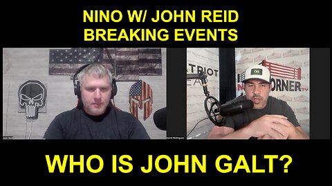 NINO W/ JOHN REID Trumps Great Reveal? Ghislaine Maxwell & Epstein 2 SHOCK WORLD? WHO IS John Galt?