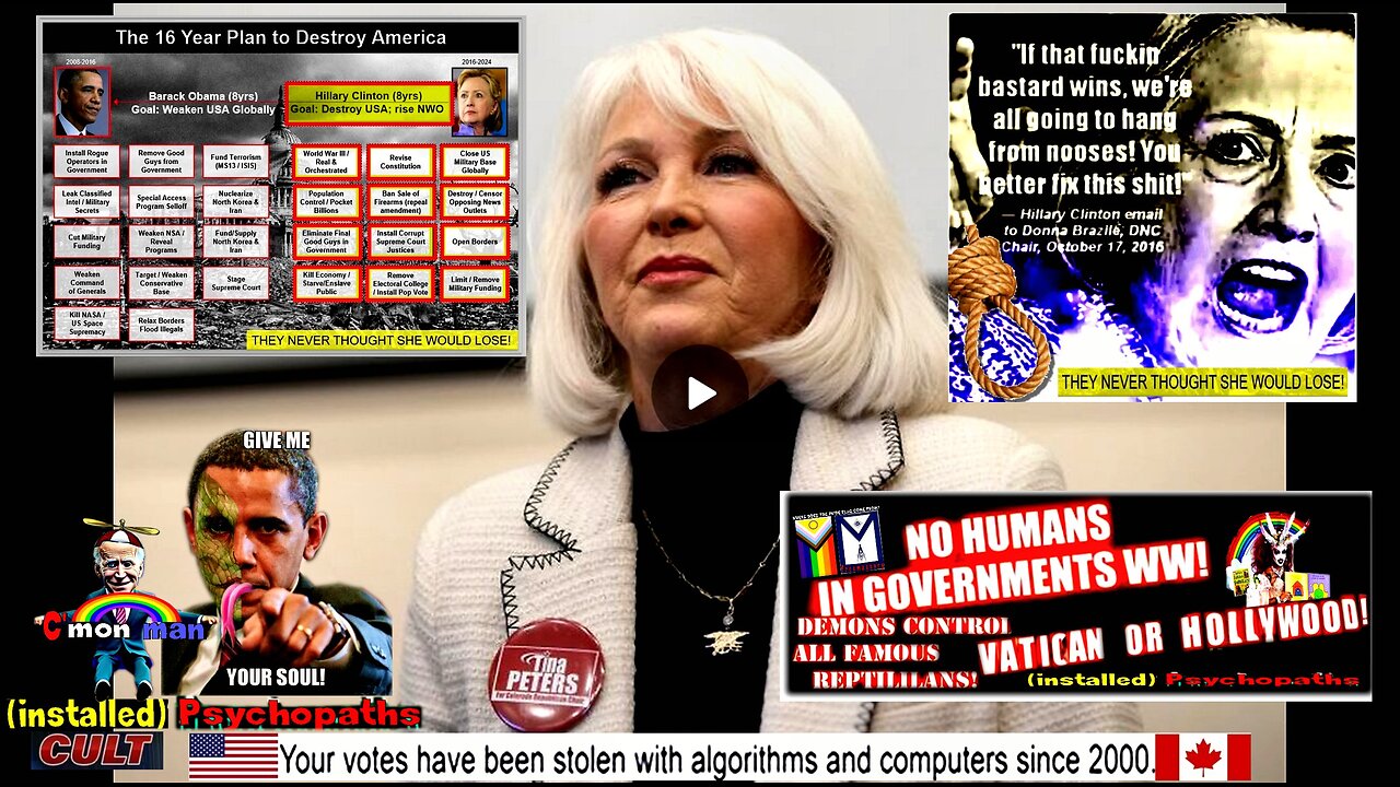 THE CURIOUS "PARDON OF TINA PETERS.. WHAT IS REALLY GOING ON? (compilation video)