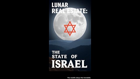 Lunar Real Estate: The State of Israel