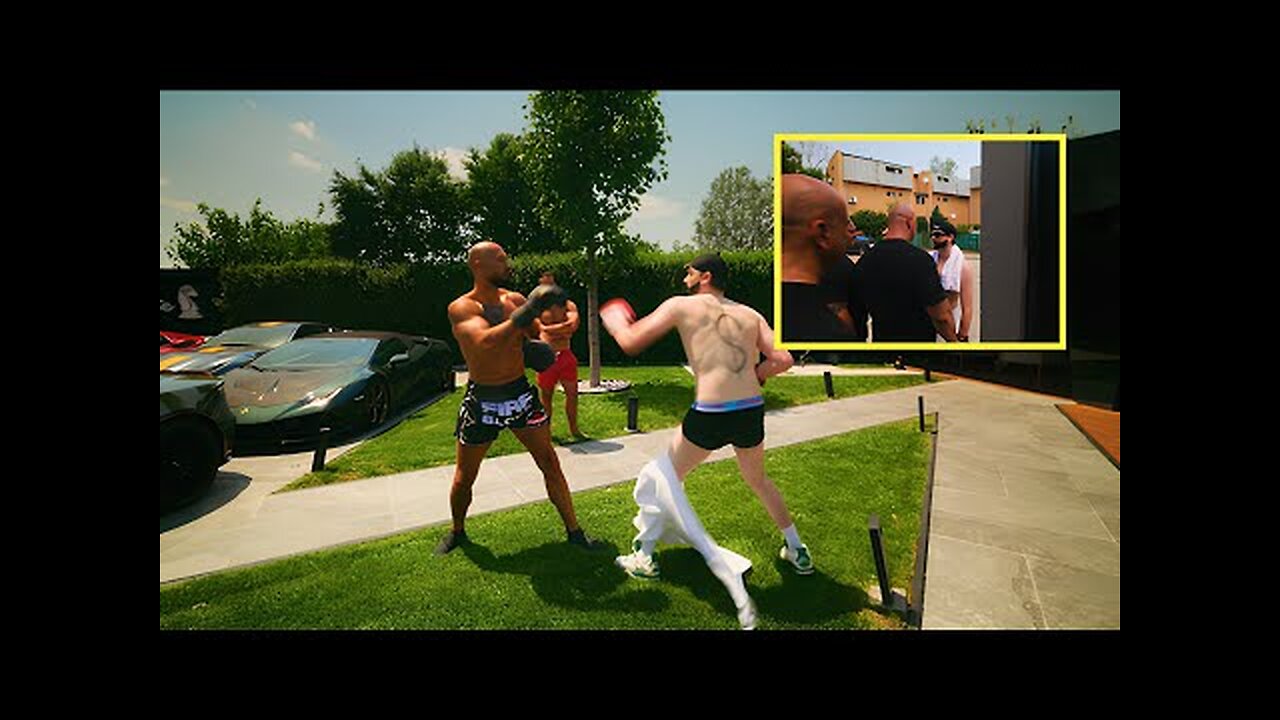 Boxer shows up at Andrew Tate's doorstep to fight Andrew Tate