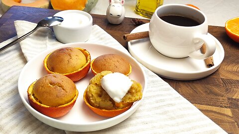 Golden Pumpkin Muffins With Cinnamon Streusel | Pure Taste ASMR
