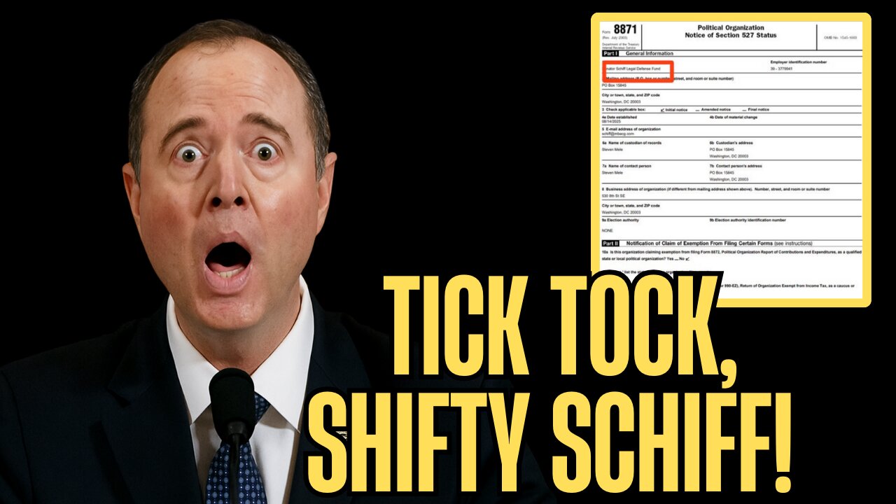 Adam Schiff’s Worst Nightmare Just Arrived!