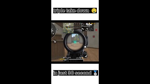 💥 Triple Takedown Madness! | Free Fire OP Clutch 🔥