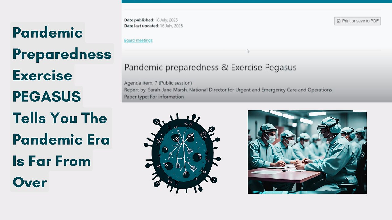 Pandemic Preparedness Exercise PEGASUS Tells You The Pandemic Era Is Far From Over