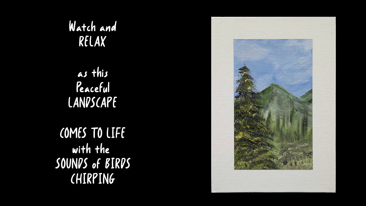 💚🖌️ Feel Your Stress Melt Away Watching This Peaceful Painting ("130")