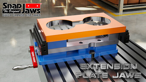 New Extension Plate Jaws! Snap Jaws Quick-Change Vise Jaws | Part# 6EPJ-250