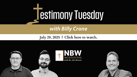 1276. Testimony Tuesday with Billy Crone