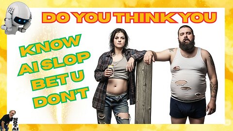 DO YOU REALLY UNDERSTAND THE TERM AI SLOP OR ARE YOU JUST USING THIS NEW TERM TO BE COOL